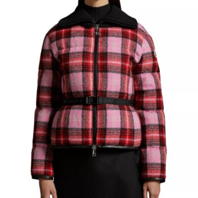 TV-Series-The-Five-2025-Dana-Perino-Pink-And-Red-Plaid-Puffer-Jacket-3