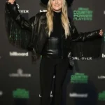 Lainey Wilson Fringe Black Jacket