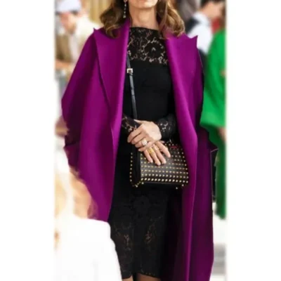 Emily in Paris S02 Philippine Leroy-Beaulieu Purple Coat