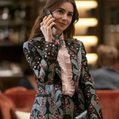 Emily In Paris S4 Lily Collins Floral Blazer