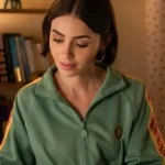 Emily in Paris S05 Lily Collins Green Track Jacket