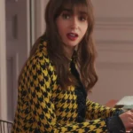 Emily in Paris S03 Lily Collins Yellow Blazer