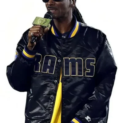 Rams Snoop Dogg Los Angeles Black Jacket