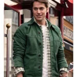 Emily In Paris Gabriel Green Cotton Jacket