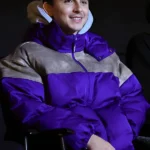 Marty Supreme Timothée Chalamet Purple Puffer Jacket