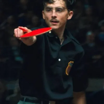 Marty Supreme Timothée Chalamet Black Shirt