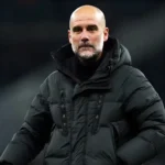 Pep Guardiola Black Puffer Coat