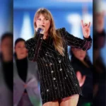 Taylor Swift The Eras Tour Black Coat