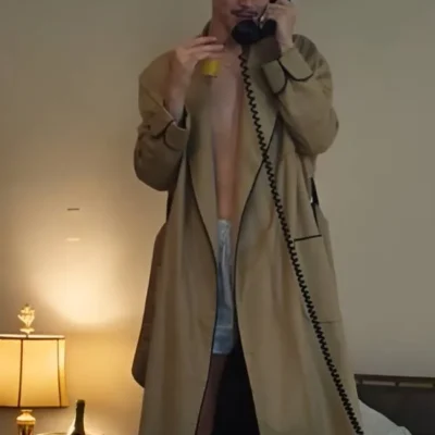 Marty Supreme Timothée Chalamet Beige Coat