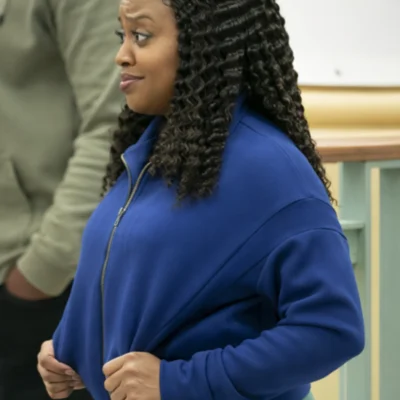 Abbott Elementary S05 Janine Teagues Blue Jacket