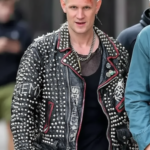 Caught Stealing 2025 Matt Smith Studded Leather Jacket