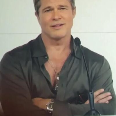 F1 Movie Brad Pitt Silk Shirt