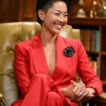 The Traitors S04 Kristen Kish Red Blazer