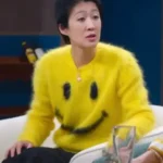Singles Inferno S04 Hong Jin-Kyung Yellow Smiley Sweater