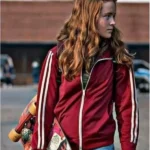 Stranger Things S04 Sadie Sink Red Track Jacket