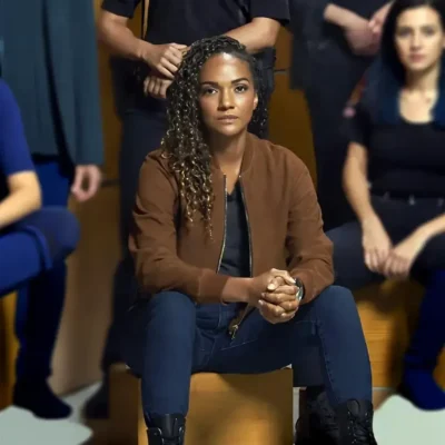 The Rookie S08 Nyla Harper Brown Jacket