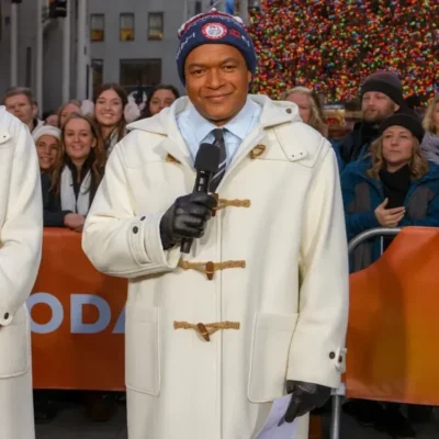 The Today Show 2026 Craig Melvin Team USA Toggle Coat