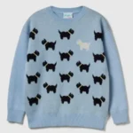 Stranger Things S05 Dog Print Sweater
