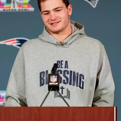 Super Bowl LX Drake Maye Be A Blessing Hoodie