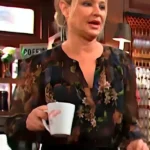 The Young and the Restless Sharon Newman Floral Blouse