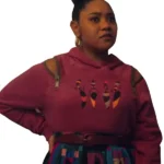 Tall Girl 2 Fareeda Marks Purple Hoodie