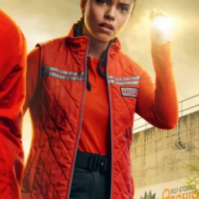 Georgina Campbell Orange Vest