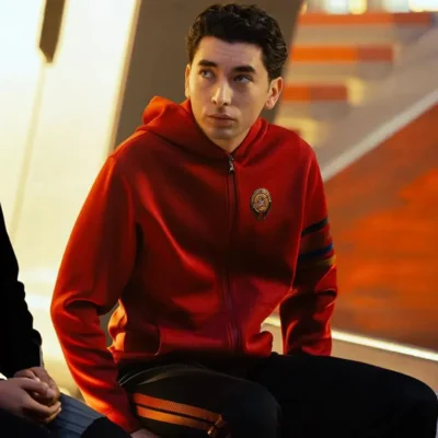 Romeo Carere Red Hoodie