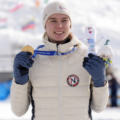 Team Norway White puffer Jacket