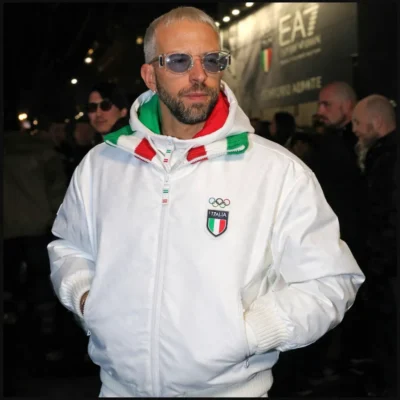 Winter Olympics Shablo White Jacket