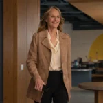 Hacks S08 Winnie Landell Brown Suede Leather Jacket