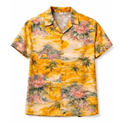Josh Lucas Hawaiian Yellow Shirt