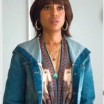 Imperfect Women 2026 Kerry Washington Hooded Denim Jacket