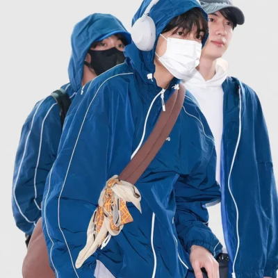 NYC 2026 BTS Keep Swimming Blue Jacket