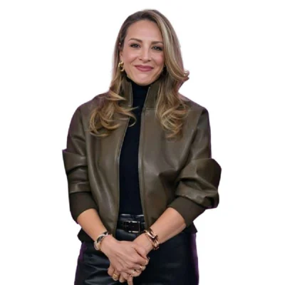 The Today Show Alison Wyatt Leather Jacket