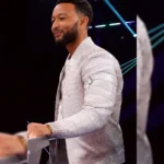 The Voice S29 John Legend Crocodile Leather Jacket