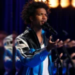 The Voice S29 Mike Steele Blue Leather Jacket